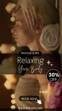 Amazing Luxury Spa Offer – Relaxation Ad Design Instagram Story template