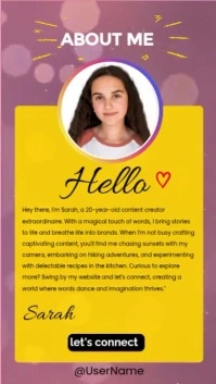 Amazing Personal Brand Introduction - Social Media Digital Display (9:16) template