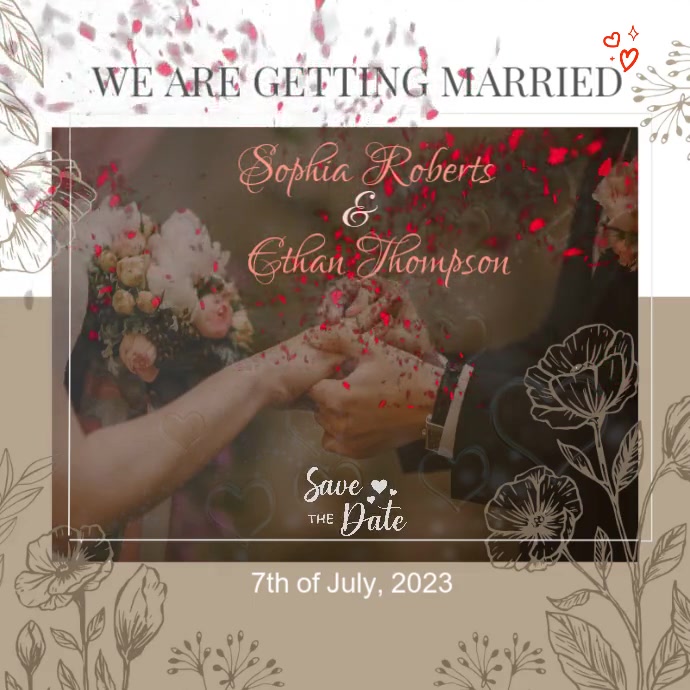 Amazing wedding invitation | PosterMyWall