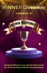 Winner Template | PosterMyWall