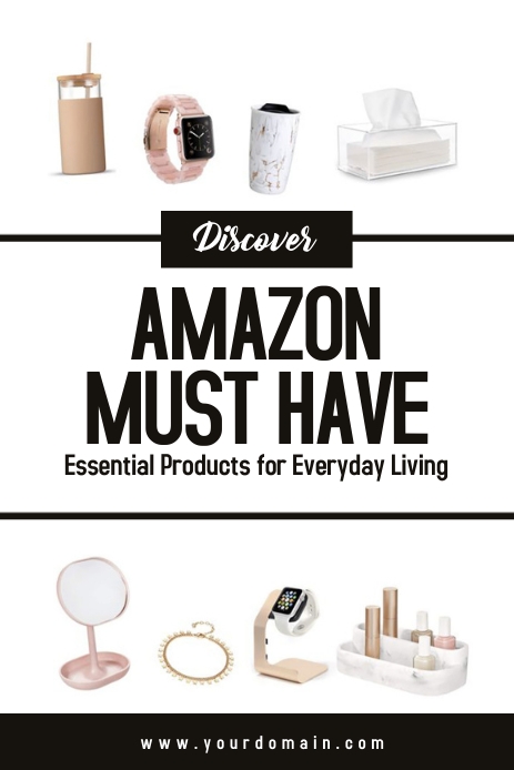 Amazon Must Have Template Pinterest | PosterMyWall