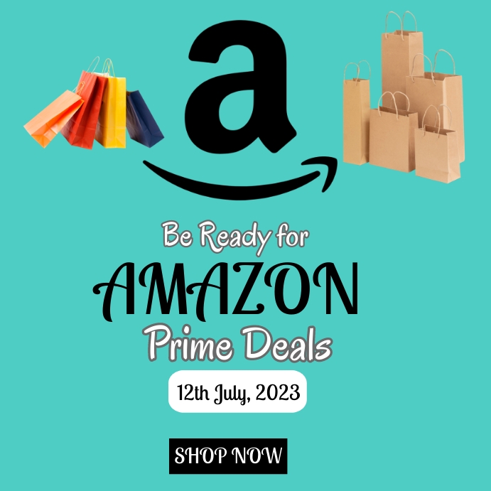 Amazon Flyer Design amazon prime deals ad,amazon prime deals Template | PosterMyWall