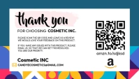 Amazon Review Card template