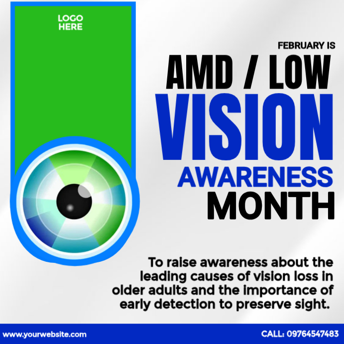 Copy of AMD / Low Vision Awareness Month | PosterMyWall