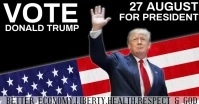 AMERICA AMERICAN campaign poster template Facebook Shared Image