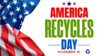 AMERICA RECYCLE DAY Digital Display (16:9) template