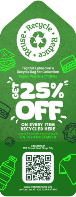 Repackaging Ad Recycling Promotion Template | PosterMyWall