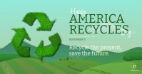 America Recycles Day Facebook Post Template