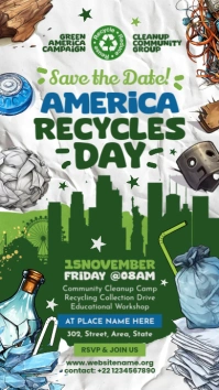 America Recycles Day Story Template