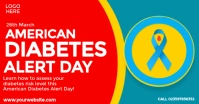American Diabetes Alert Day Shared Imagen Compartida en Facebook template