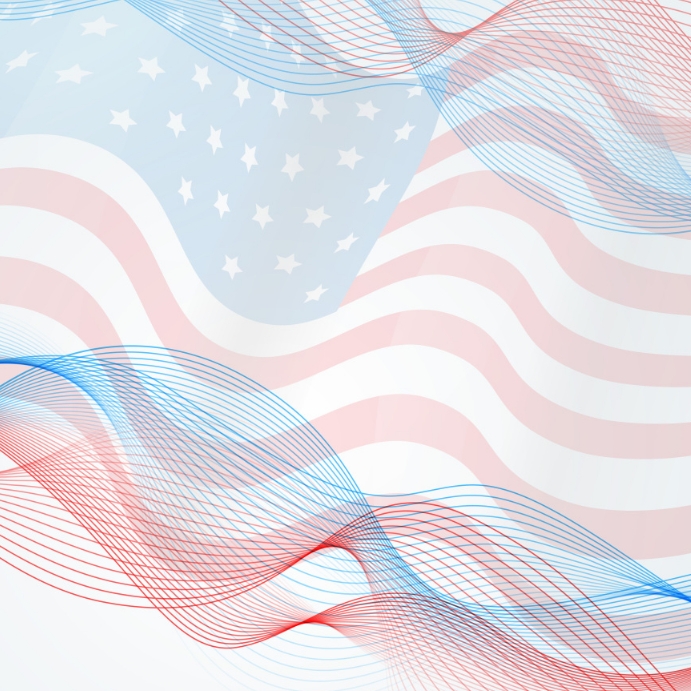 American Flag Background Design Template PosterMyWall
