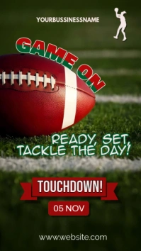 American Football 🏈 Day Instagram Story template