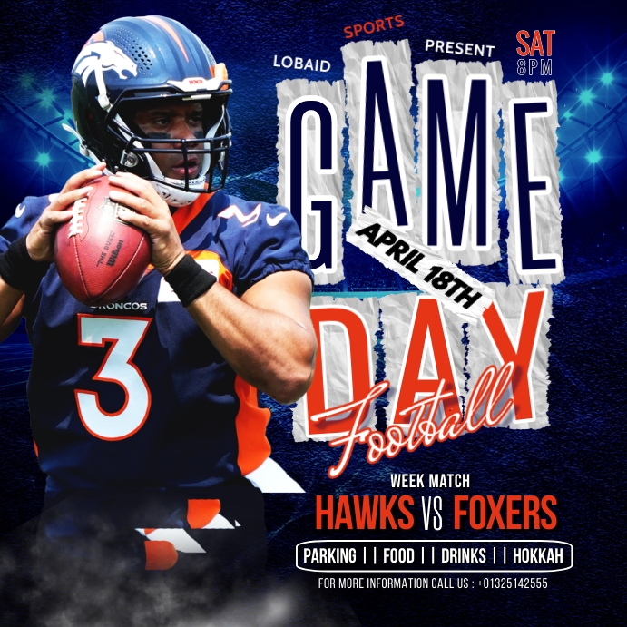 American Football Flyers Templates American Football Flyers Templates