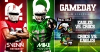 American Football Gameday Facebook Shared Image template