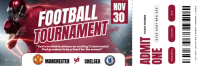 American Football Tournament Ticket Email Header template
