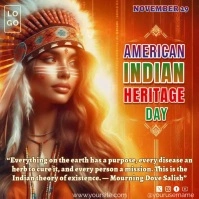 American Indian Heritage Day Instagram 帖子 template