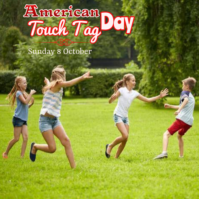 American touch tag day instageam post Template | PosterMyWall