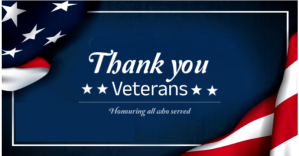Paars Veterans Day Facebook-gruppeforsidebillede Template