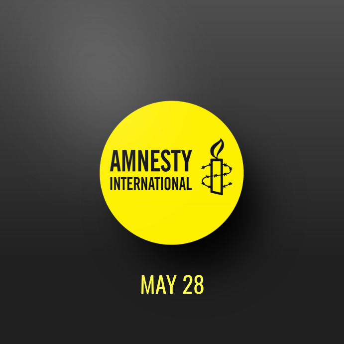 Amnesty Sign Amnesty International Yellow Logo