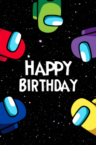 Among Us Birthday Banner Template | PosterMyWall