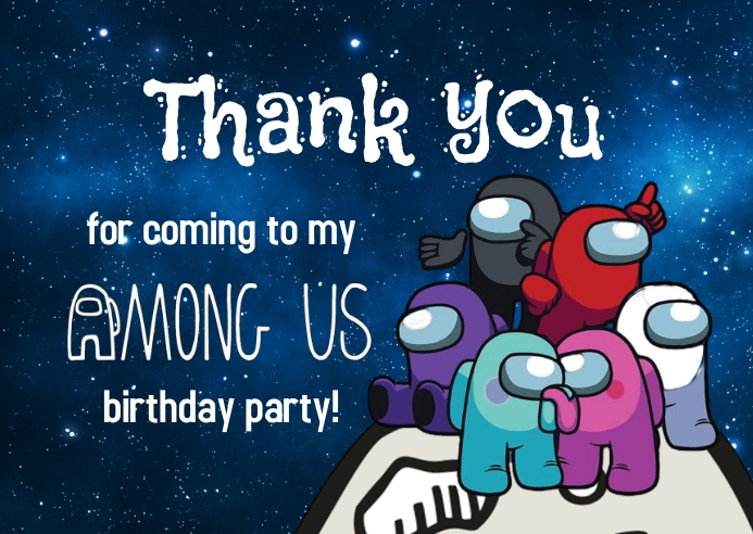 在我们中间模板 Postermywall 在我们中间模板 Postermywall