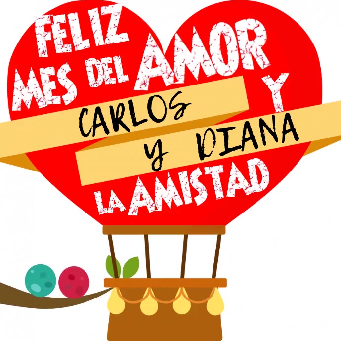 Plantilla de Amor y Amistad | PosterMyWall