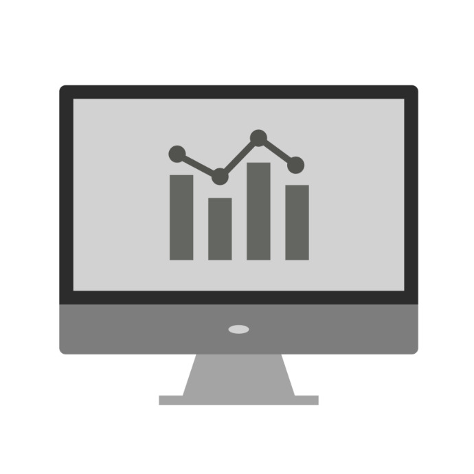 Analytic icon Logo template