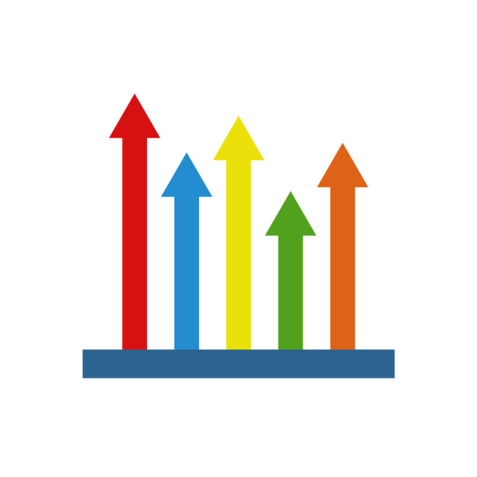 Analytic icon Logo template