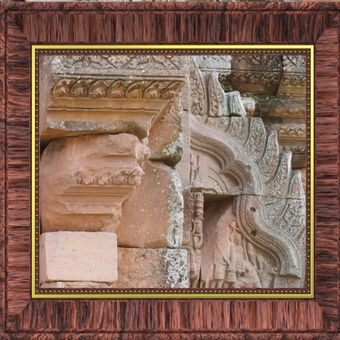 Ancient craft on frame design Instagram Post template