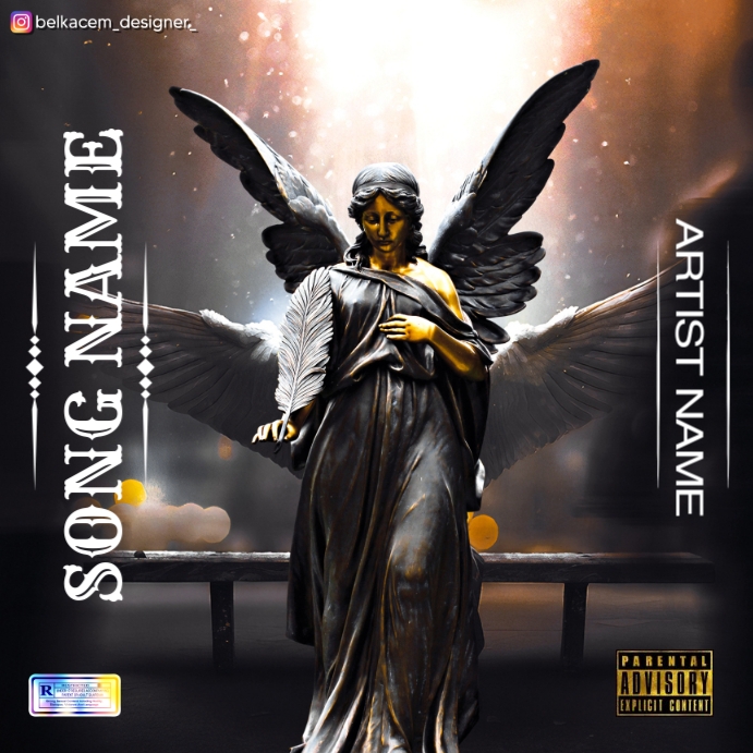 Copy of angel cover art maker | PosterMyWall