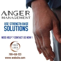 Anger management template Сообщение Instagram