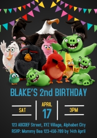 Angry birds Template | PosterMyWall