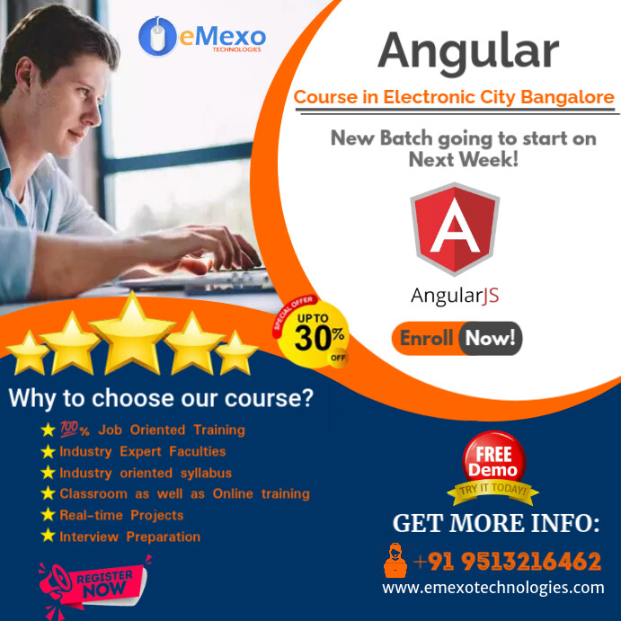 Angular Certification Course Template | PosterMyWall