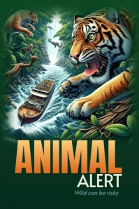 Animal Poster template