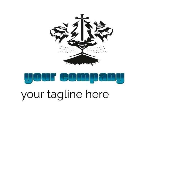 animal logo Logótipo template