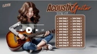 Animated Acoustic Strings Youtube Thumbnail template