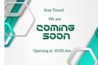 animated announcement  coming soon trailer Poster template