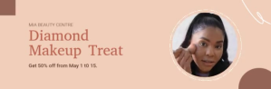 Animated Beauty Center and Salon Email Header template