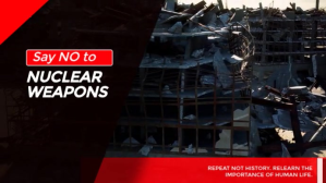 Animated Black Anti-Nuclear Weapons Campaign Digital Display Video template