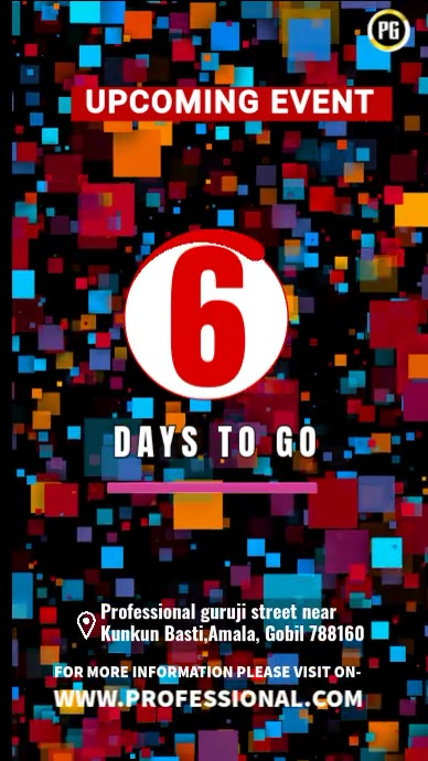 Modèle Countdown Event Promotion | PosterMyWall