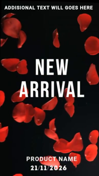 Animated Black Product Launch Instagram Story Video template