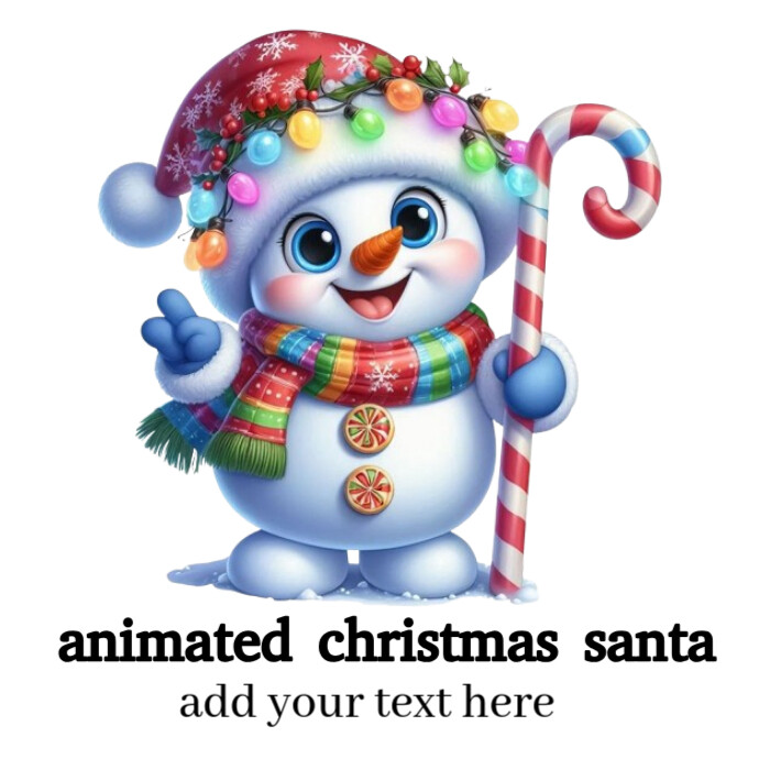 Animated Christmas Santa Logos Template | PosterMyWall