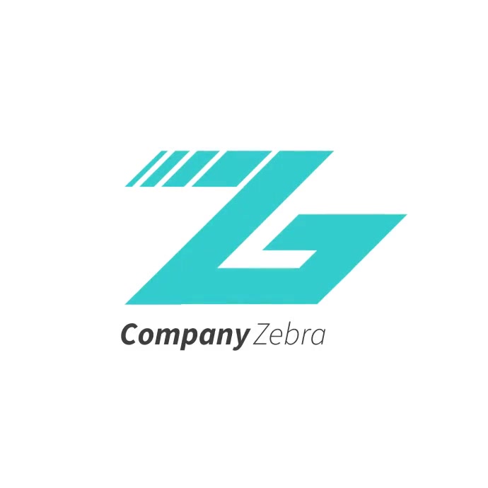 Animated company logo Logotipo template