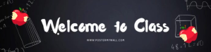 Animated Google Classroom banner template