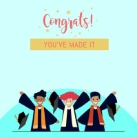 Animated Graduating Class Congrats Instagram template