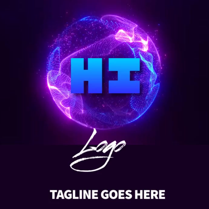animated logo Template PosterMyWall