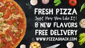 Animated Pizza Restaurant Ad Template Digital Display (16:9)