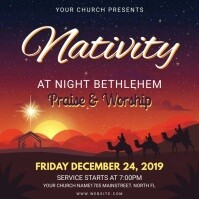 Download Free 12 780 Christmas Invitation Background Customizable Design Templates Postermywall PSD Mockup Template