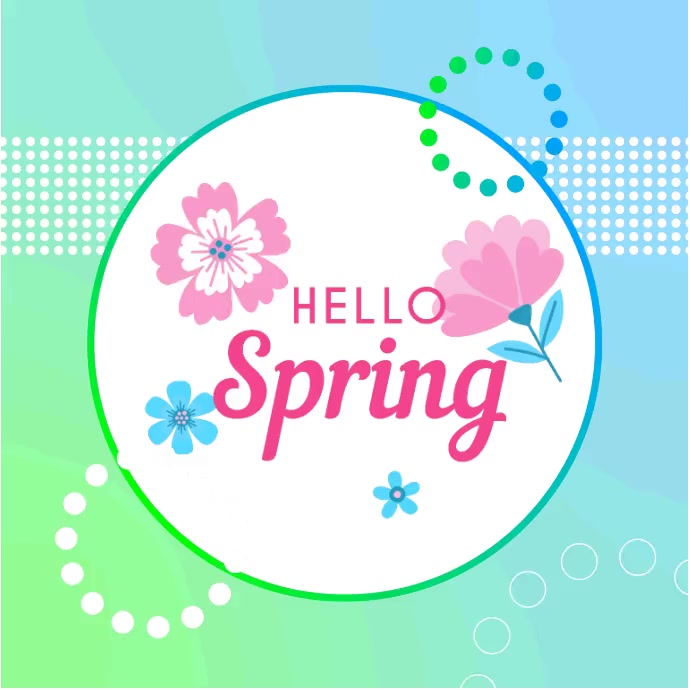 Plantilla de animated spring logo | PosterMyWall