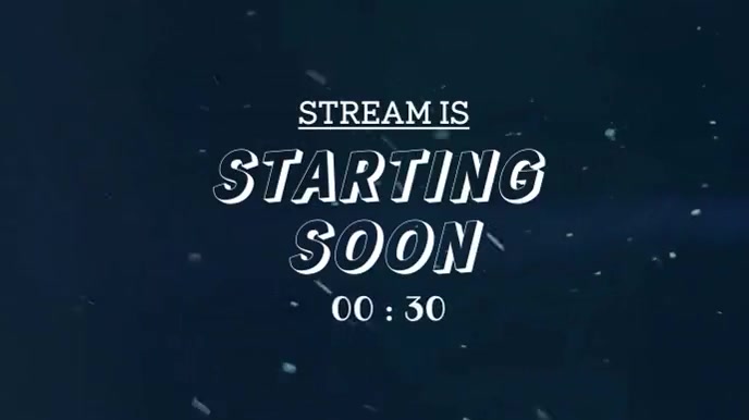 Starting The Stream stream starting soon template | PosterMyWall